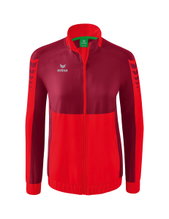 Erima Presentation Jacket Six Wings (100% Polyester, Stand-up Collar, tailored cut) red/bordeaux Women