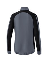 Erima Presentation Jacket Six Wings (100% Polyester, Stand-up Collar, tailored cut) grey/black Women