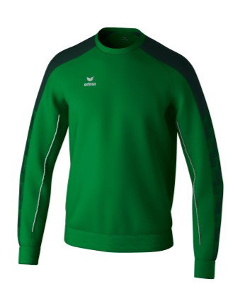 Erima Pullover Evo Star Sweatshirt (hoher Tragekomfort) smaragdgrün/pine Kinder