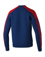 Erima Pullover Evo Star Sweatshirt (high wearing comfort) navy blue/red Men