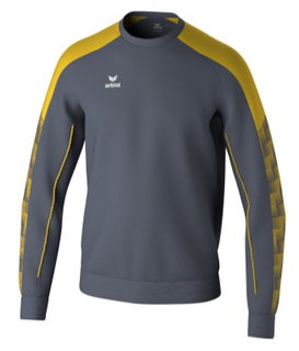 Erima Pulower Evo Star Sweatshirt (wysoki komfort noszenia) szary/żółty męski