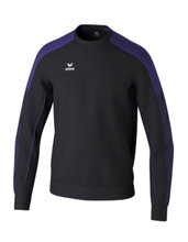 Erima Pullover Evo Star Sweatshirt (high wearing comfort) black/purple Men