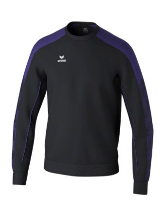 Erima Pullover Evo Star Sweatshirt (high wearing comfort) black/purple Kids