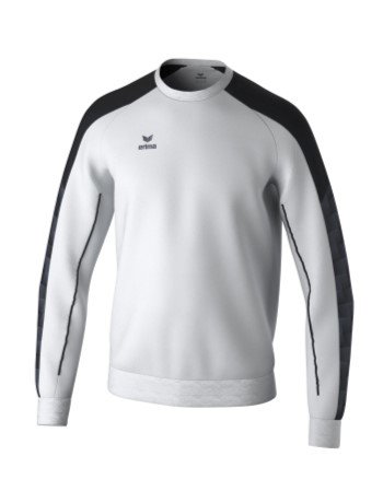 Erima Pullover Evo Star Sweatshirt (hoher Tragekomfort) weiss/schwarz Kinder