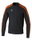 Erima Pullover Evo Star Sweatshirt (hoher Tragekomfort) schwarz/orange Kinder