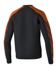 Erima Pullover Evo Star Sweatshirt (high wearing comfort) black/orange Men