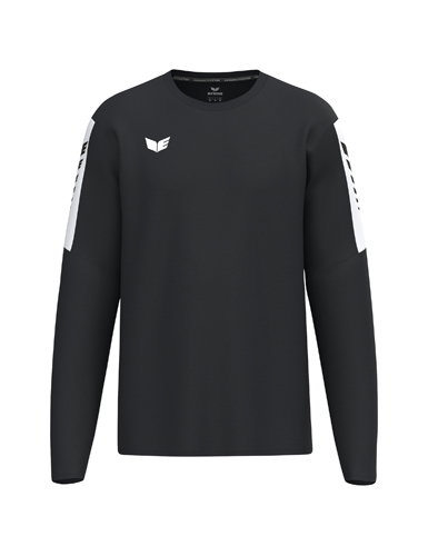 Erima Pullover Intro Sweatshirt (strapazierfähig Funktionsmaterial) schwarz Herren