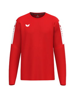 Erima Pulower Intro Sweatshirt (wytrzymały materiał funkcjonalny) czerwony męski