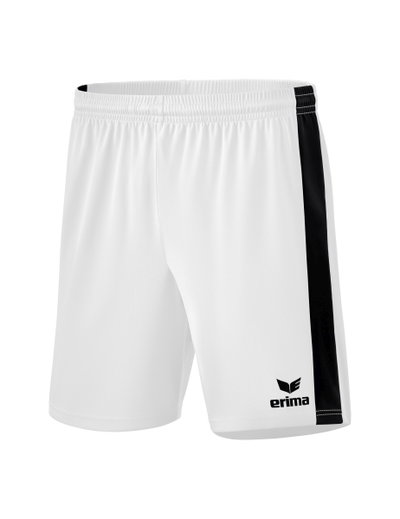 Erima Sporthose Short Retro Star ohne Innenslip weiss/schwarz Jungen