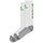 Erima Sportsocke Classic 5-Cubes Long weiss/grün - 1 Paar