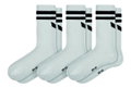 Erima Sportsocken Wings (Baumwolle) weiss/schwarz - 3 Paar