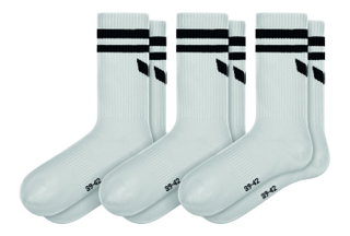 Erima Sports Socks Wings (Cotton) white/black - 3 pairs