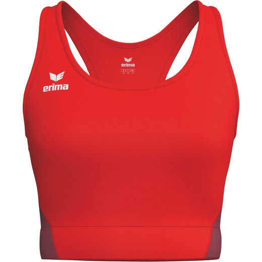 Erima Sport-Bra T&F Wings (Racerback, feuchtigkeitsabsorbierend) rot Damen