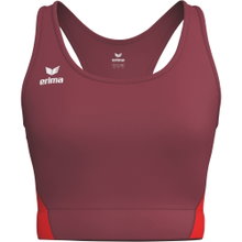 Erima Sport-Bra T&F Wings (Racerback, feuchtigkeitsabsorbierend) bordeauxrot Damen