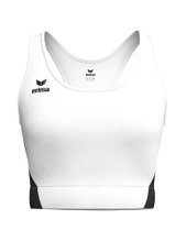 Erima Sports Bra T&F Wings (Racerback, moisture-wicking) white/black ladies