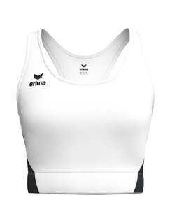 Erima Sports Bra T&F Wings (Racerback, moisture-wicking) white/black ladies