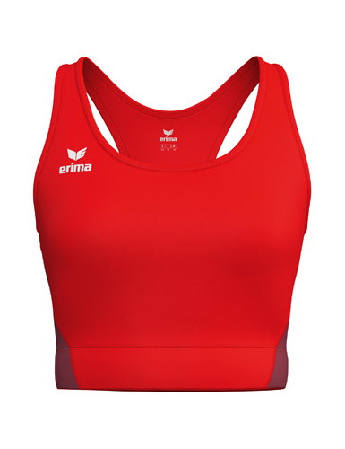 Erima Sport Bra T&F Wings (Racerback, moisture-wicking) red ladies