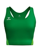 Erima Sport-Bra T&F Wings (Racerback, feuchtigkeitsabsorbierend) grün Damen
