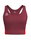 Erima Sport-Bra T&F Wings (Racerback, feuchtigkeitsabsorbierend) bordeauxrot Damen