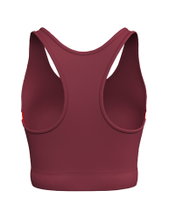 Erima Sport-Bra T&F Wings (Racerback, feuchtigkeitsabsorbierend) bordeauxrot Damen