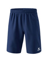 Erima Sport Pants Change Shorts (with inner shorts, stretch inserts) short navy blue Men