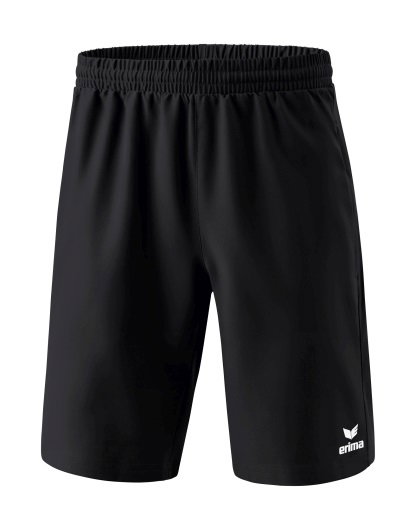 Erima Sport-Hose Change Shorts (mit Innenhose, Stretch-Einsätze) kurz schwarz Jungen