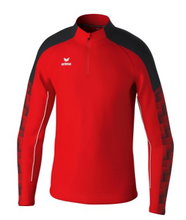 Erima Sport Long Sleeve Shirt Evo Star Training Top (100% recycled Polyester) red/black Children