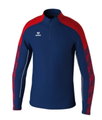Erima Sport-Langarmshirt Evo Star Trainingstop (100% rec. Polyester) navyblau/rot Herren