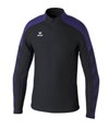 Erima Sport-Langarmshirt Evo Star Trainingstop (100% rec. Polyester) schwarz/violett Herren