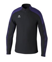 Erima Sport Long Sleeve Shirt Evo Star Training Top (100% recycled Polyester) black/purple Men