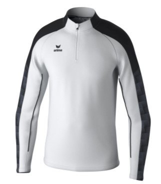 Erima Sport-Langarmshirt Evo Star Trainingstop (100% rec. Polyester) weiss/schwarz Kinder