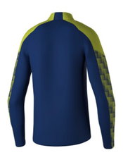 Erima Sport Long Sleeve Shirt Evo Star Training Top (100% recycled Polyester) navy blue/lime green Kids