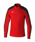 Erima Sport-Langarmshirt Evo Star Trainingstop (100% rec. Polyester) rot/schwarz Herren