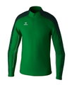 Erima Sport-Langarmshirt Evo Star Trainingstop (100% rec. Polyester) smaragdgrün/pine Herren
