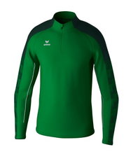 Erima Sport Long Sleeve Shirt Evo Star Training Top (100% recycled Polyester) emerald green/pine Men's