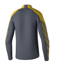 Erima Sport Long Sleeve Shirt Evo Star Training Top (100% recycled Polyester) grey/yellow Men's
