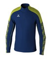 Erima Sport-Langarmshirt Evo Star Trainingstop (100% rec. Polyester) navyblau/limegrün Herren