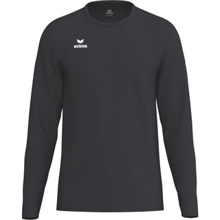 Erima Sport-Langarmshirt Intro Function (leicht, weich, feuchtigkeitsableitend) schwarz Jungen