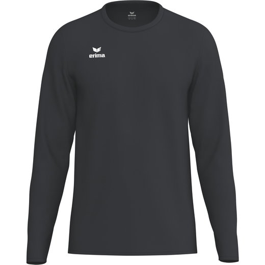 Erima Sport-Langarmshirt Intro Function (leicht, weich, feuchtigkeitsableitend) schwarz Jungen