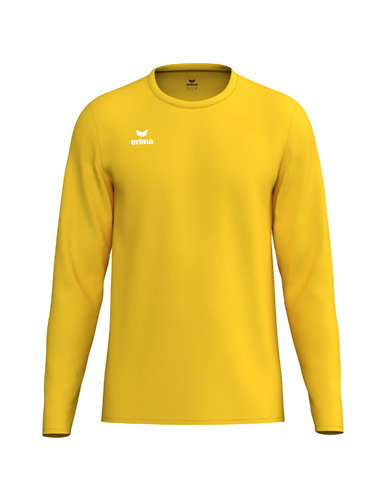 Erima Sport-Langarmshirt Intro Function (leicht, weich, feuchtigkeitsableitend) gelb Herren