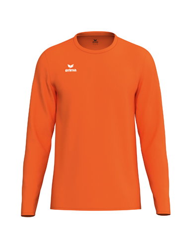 Erima Sport-Langarmshirt Intro Function (leicht, weich, feuchtigkeitsableitend) orange Jungen