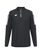 Erima Sport Long Sleeve Shirt Intro Training Top (Half-Zip, durable functional material) black men's