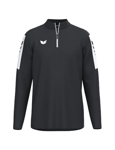 Erima Sport-Langarmshirt Intro Training Top (Half-Zip ,strapazierfähig Funktionsmaterial) schwarz Herren