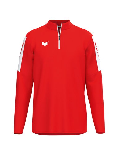 Erima Sport-Langarmshirt Intro Training Top (Half-Zip ,strapazierfähig Funktionsmaterial) rot Jungen