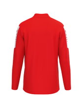 Erima Sport Long Sleeve Shirt Intro Training Top (Half-Zip, durable functional material) red boys