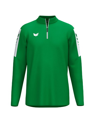 Erima Sport-Langarmshirt Intro Training Top (Half-Zip ,strapazierfähig Funktionsmaterial) grün Jungen