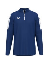 Erima Sport Long Sleeve Shirt Intro Training Top (Half-Zip, durable functional material) navy blue boys