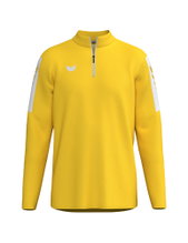 Erima Sport Long Sleeve Shirt Intro Training Top (Half-Zip, durable functional material) yellow men's