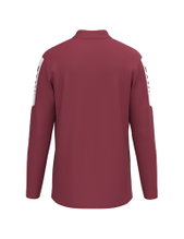 Erima Sport Long Sleeve Shirt Intro Training Top (Half-Zip, Durable Functional Material) Bordeaux Red Boys