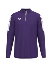 Erima Sport Long Sleeve Shirt Intro Training Top (Half-Zip, durable functional material) violet Men's